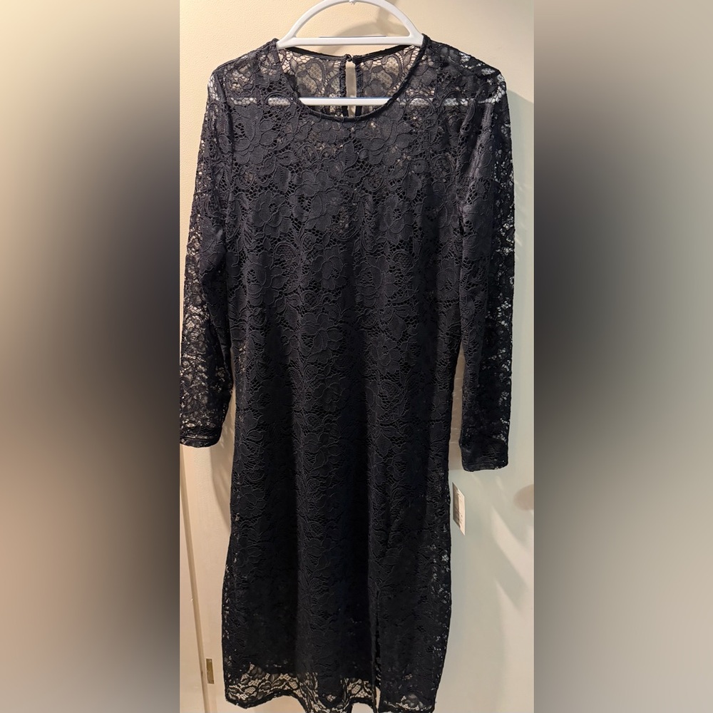 Target Black Lace Long Sleeve Dress